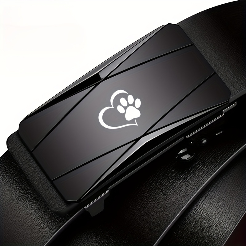 Men's Dog Paw Belt with Automatic Buckle